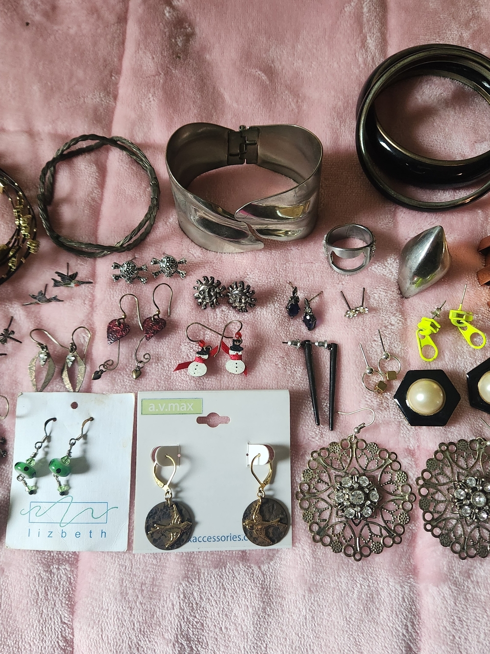 Jewelry Bundle Earrings Bracelets Rings Belly Ring